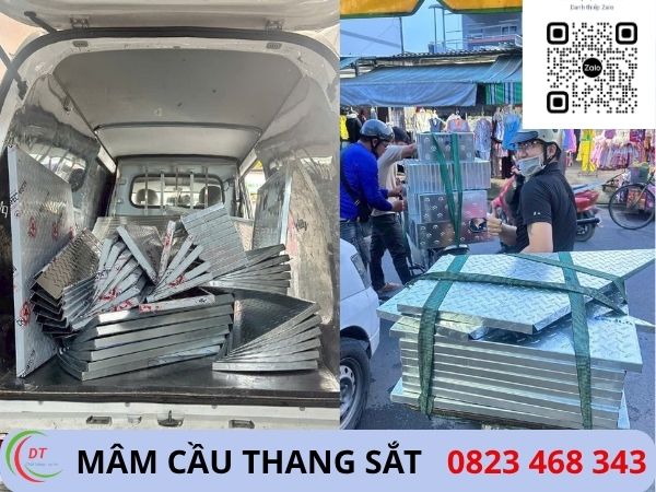 mâm cầu thang sắt